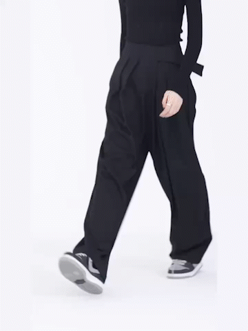 Marisa – Pantaloni evazați cu velcro