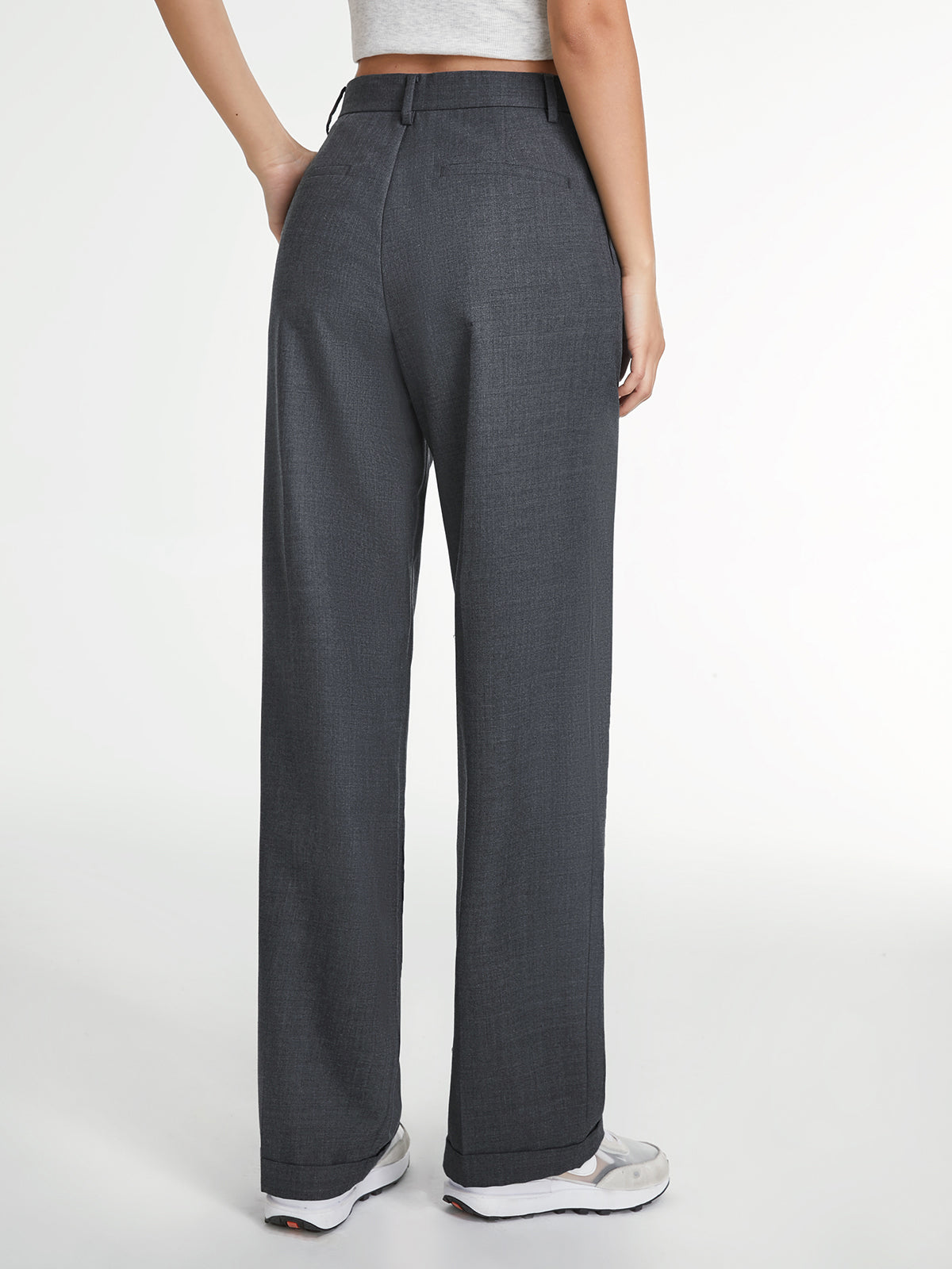 Amira – Pantaloni Drepți Bleu