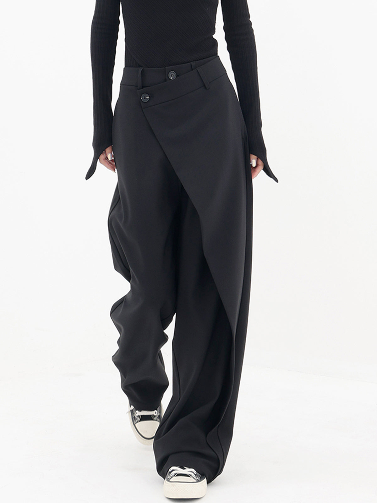 Thalia – Pantaloni Baggy Asimetrici