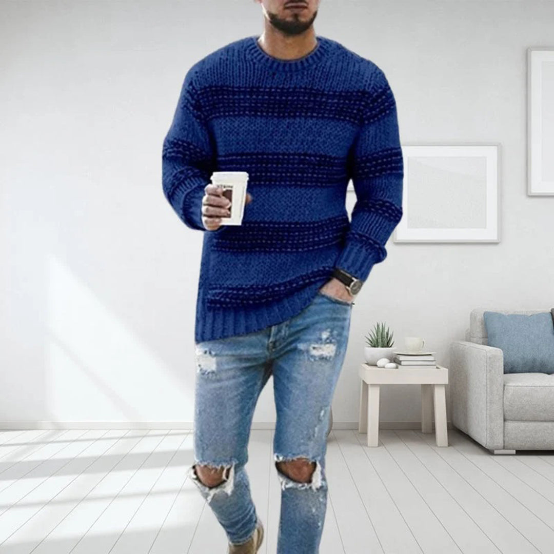 Carlo – Pulover tricotat cald pentru bărbați