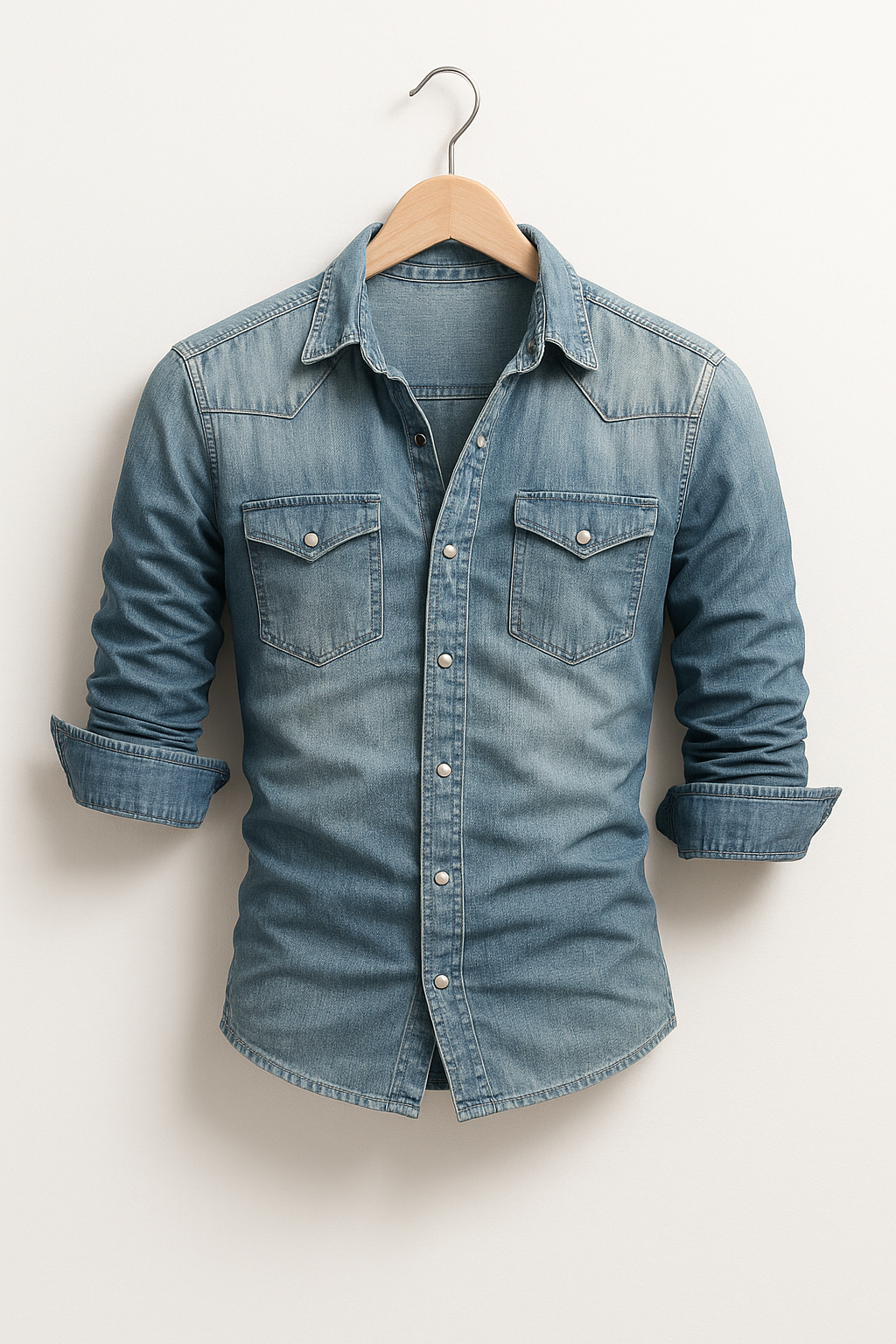 Maxime - Cămașă din jeans lejeră pentru bărbați