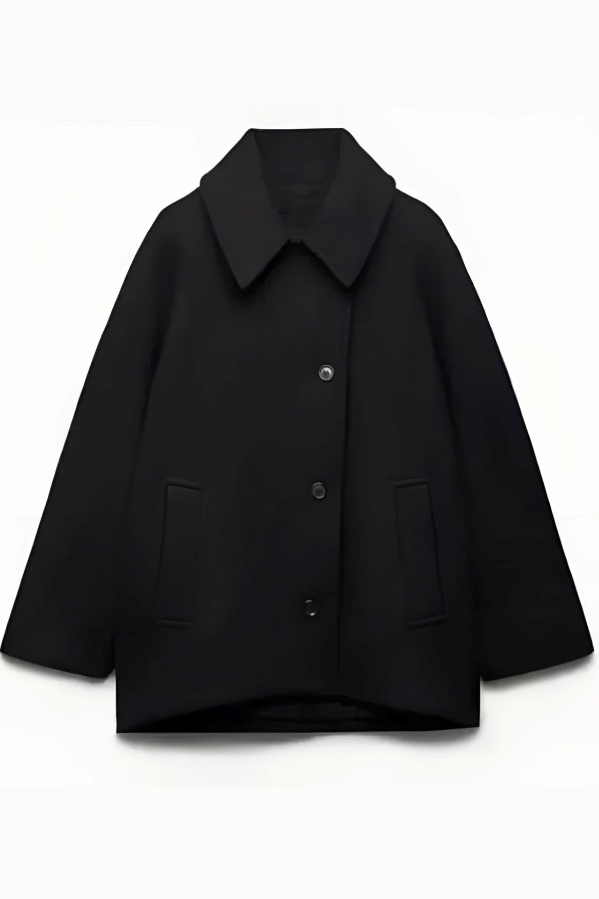 Elena – Manteau Oversize din Lână Amestec Dublu-Breasted