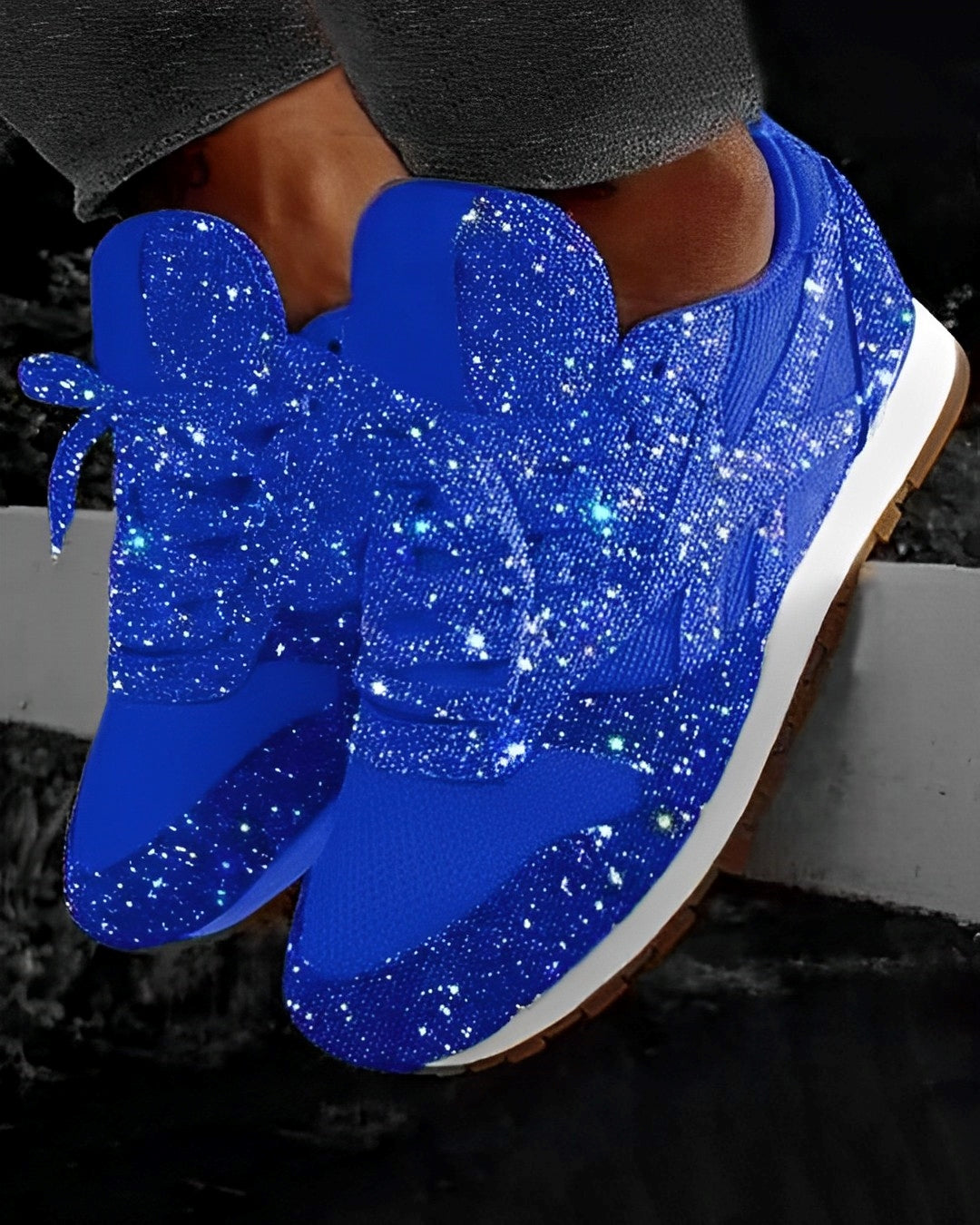 Ross – Sneaker sclipitori cu talpă platformă