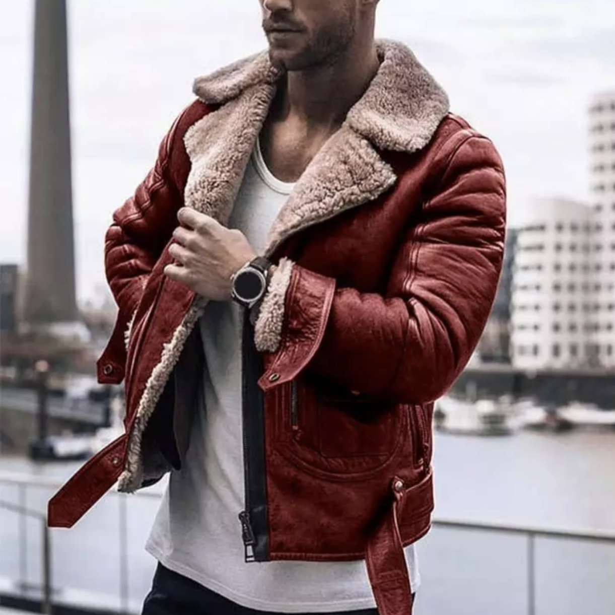 Reginald – Haină de iarnă caldă pentru bărbați stil de designer