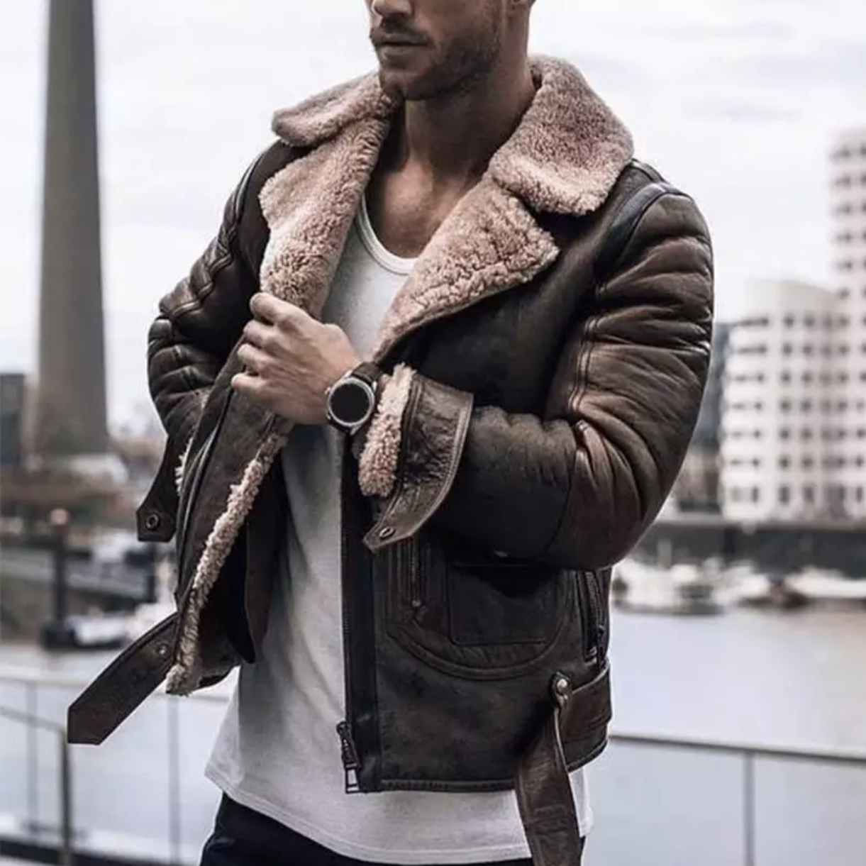 Reginald – Haină de iarnă caldă pentru bărbați stil de designer