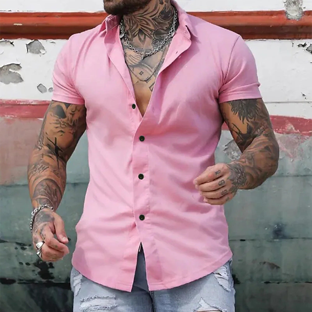 Ben – Slim Fit Cămașă cu Mâneca Scurtă
