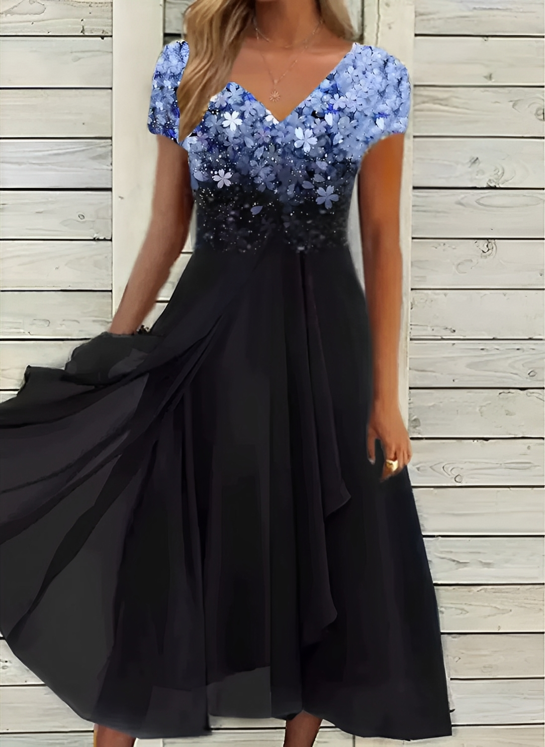 Sina – Rochie Florală Midi