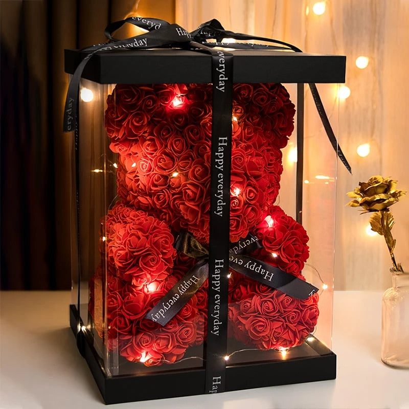 Adorbs – Ursuleț de Trandafiri LED-Box