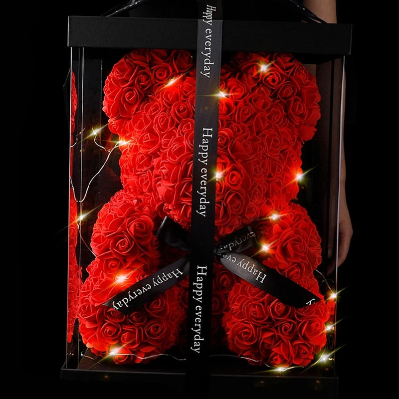 Adorbs – Ursuleț de Trandafiri LED-Box