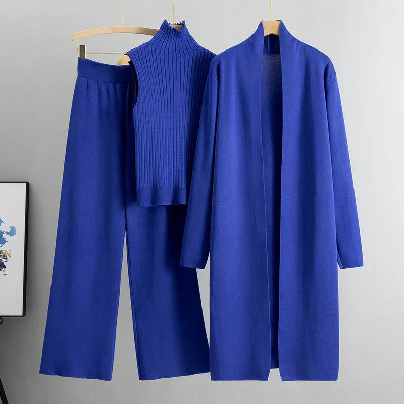 Zara – Set de Iarnă Confortabil în Trei Piese pentru Femei