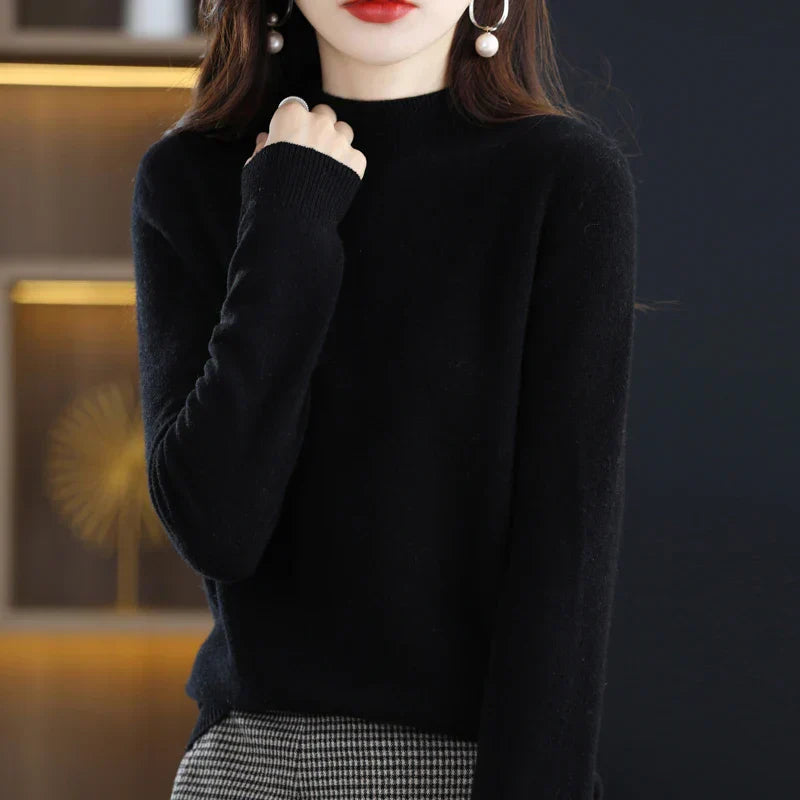 Carlotta – Pulover elegant cu model din braida