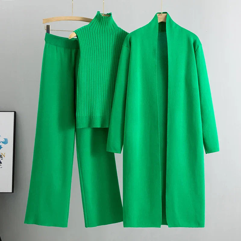 Zara – Set de Iarnă Confortabil în Trei Piese pentru Femei