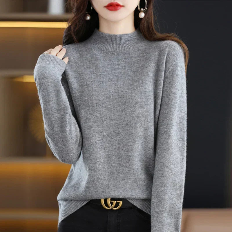 Carlotta – Pulover elegant cu model din braida