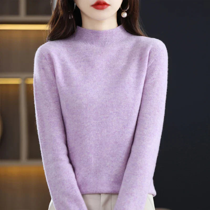 Carlotta – Pulover elegant cu model din braida