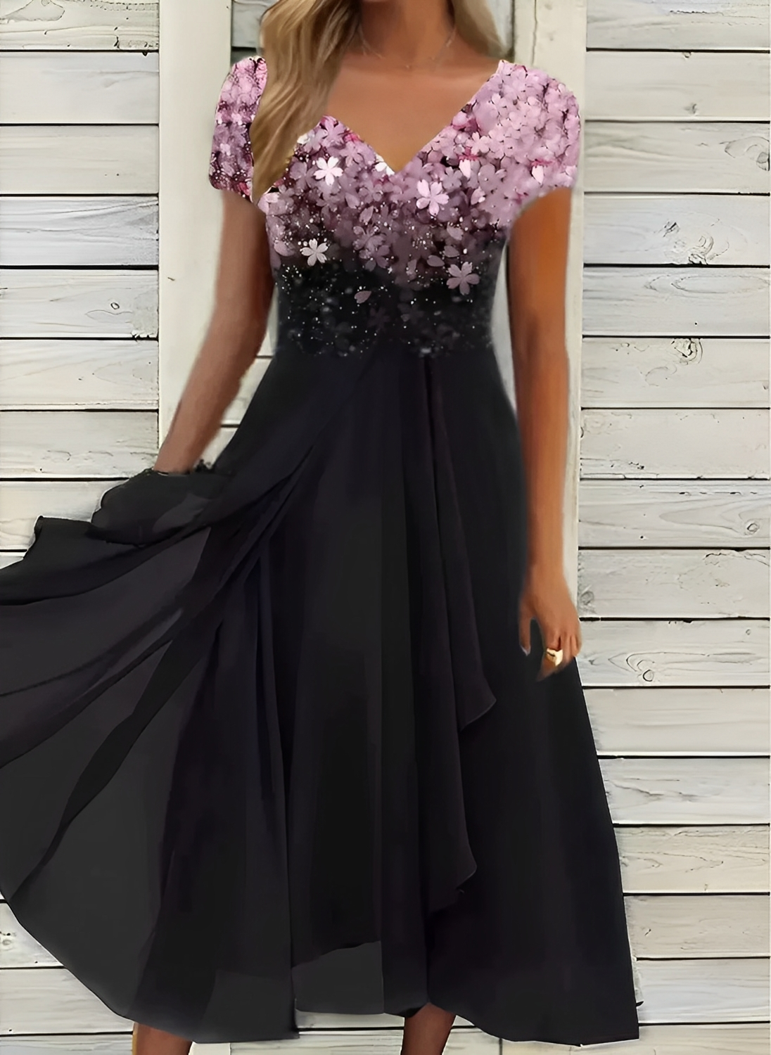 Sina – Rochie Florală Midi
