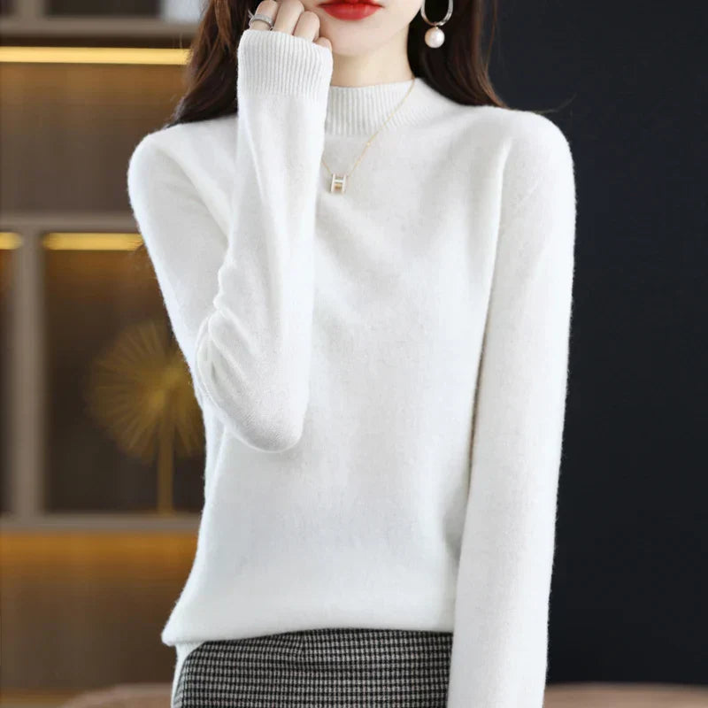 Carlotta – Pulover elegant cu model din braida