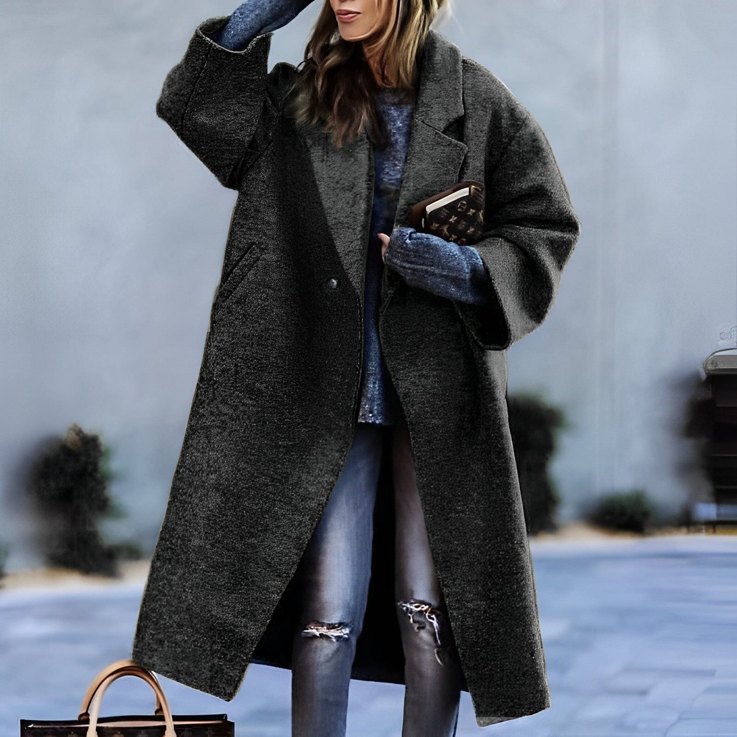 Yoni – Mantel în stil vintage clasic