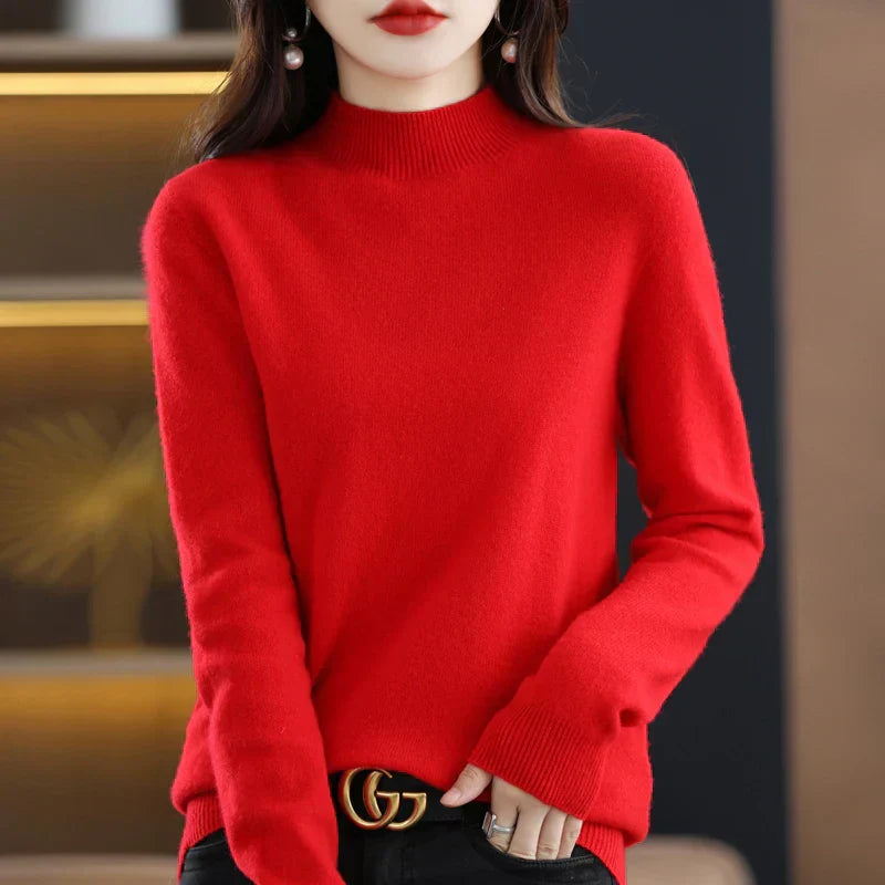 Carlotta – Pulover elegant cu model din braida