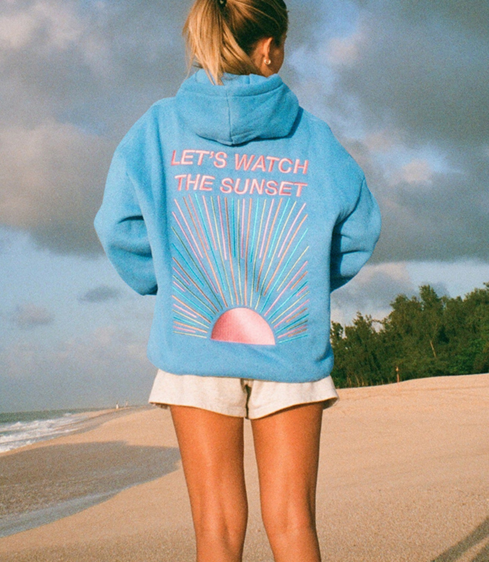 Katie – Sunset Hoodie Femei
