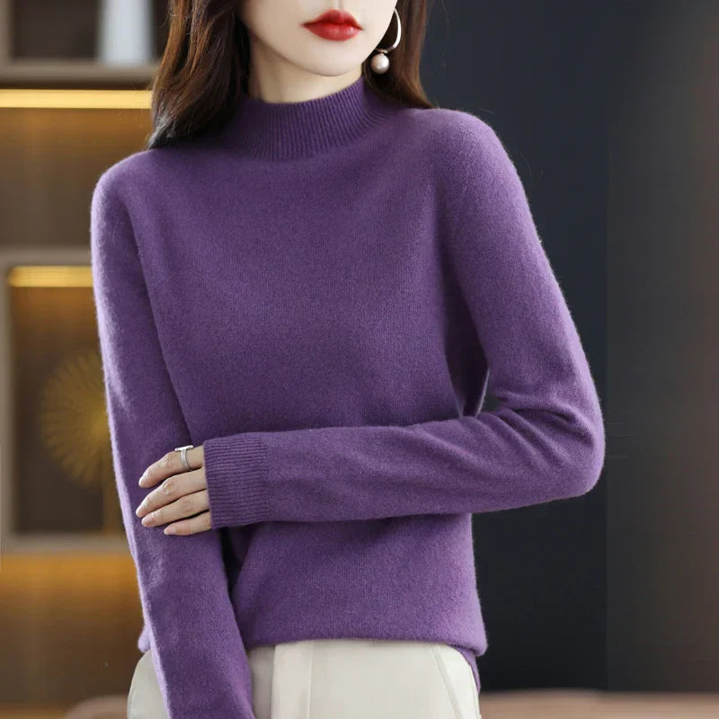 Carlotta – Pulover elegant cu model din braida