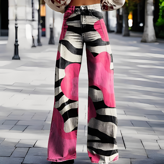 Briley - Pantaloni eleganți și stilați cu crac larg pentru femei