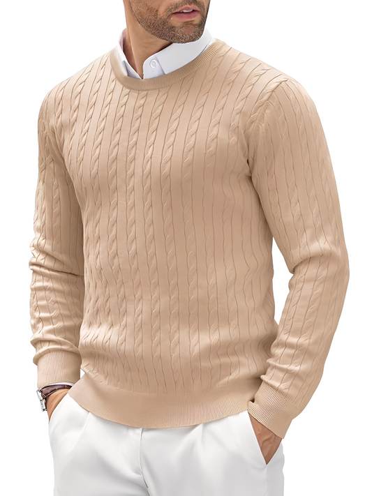 Randell - Pulover elegant tricotat, cu croială strâmtă pentru bărbați