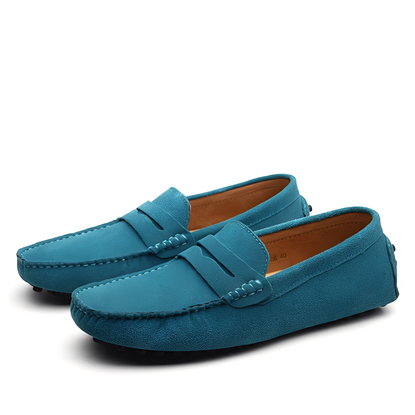 Joshua - Mocasini eleganți din piele întoarsă pentru bărbați