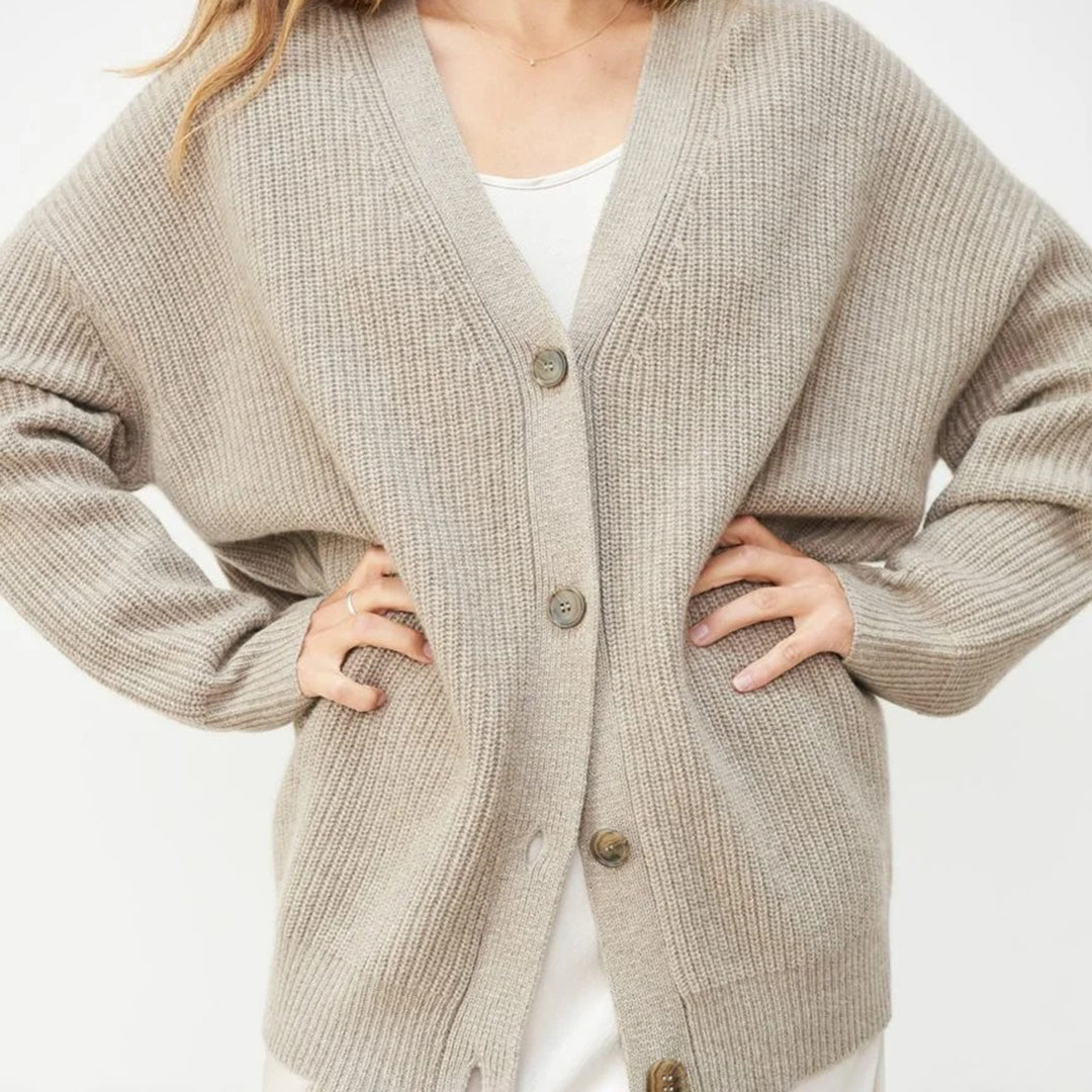 Leah – Cardigan din Cașmir Extra Lung