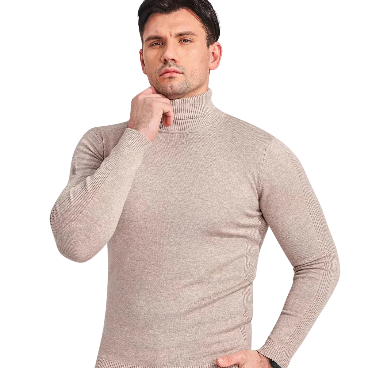 Nico – Pulover cu guler inalt
