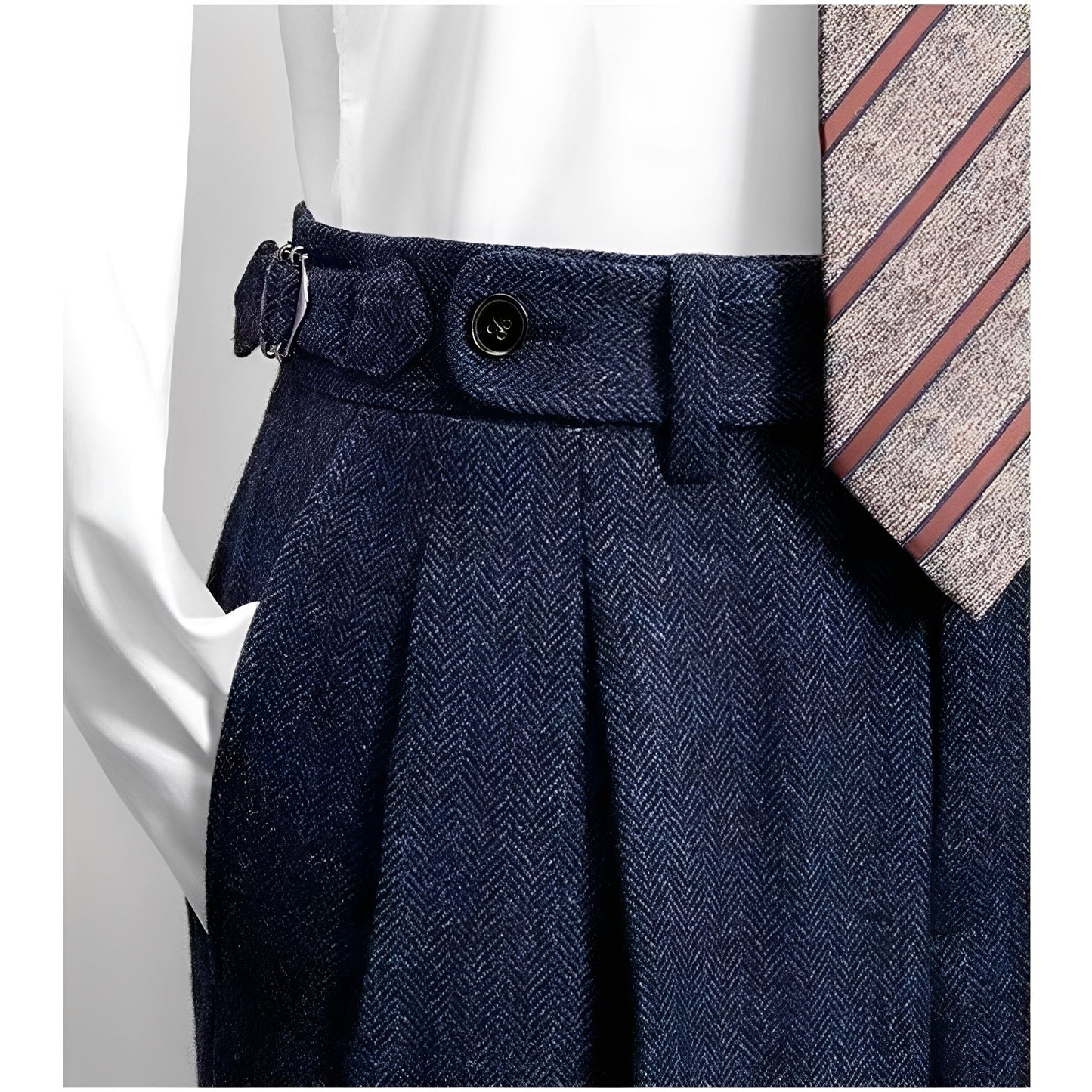 Bartosz – Pantaloni de ocazie Tweed pentru bărbați