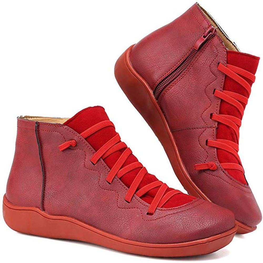 Afra – Cizme Vintage cu Șiret