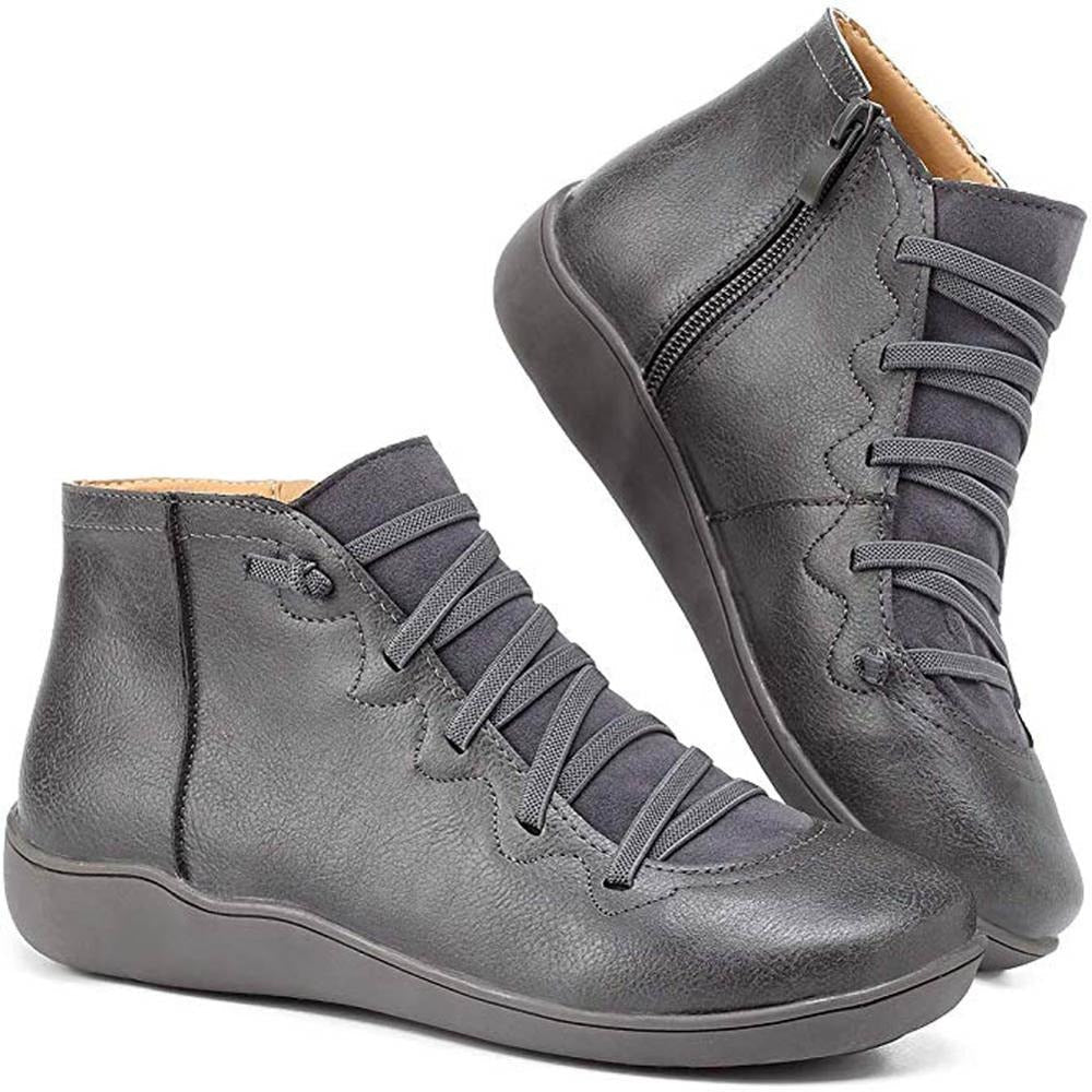 Afra – Cizme Vintage cu Șiret