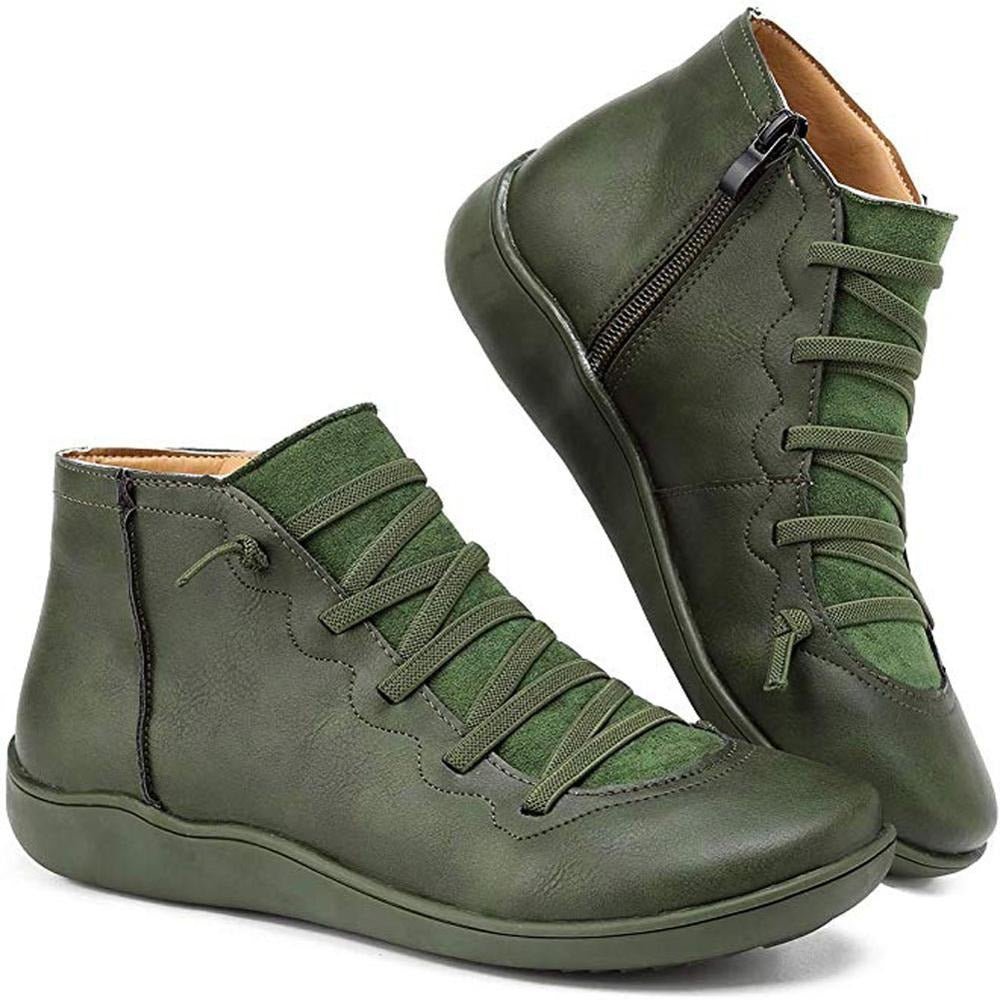 Afra – Cizme Vintage cu Șiret