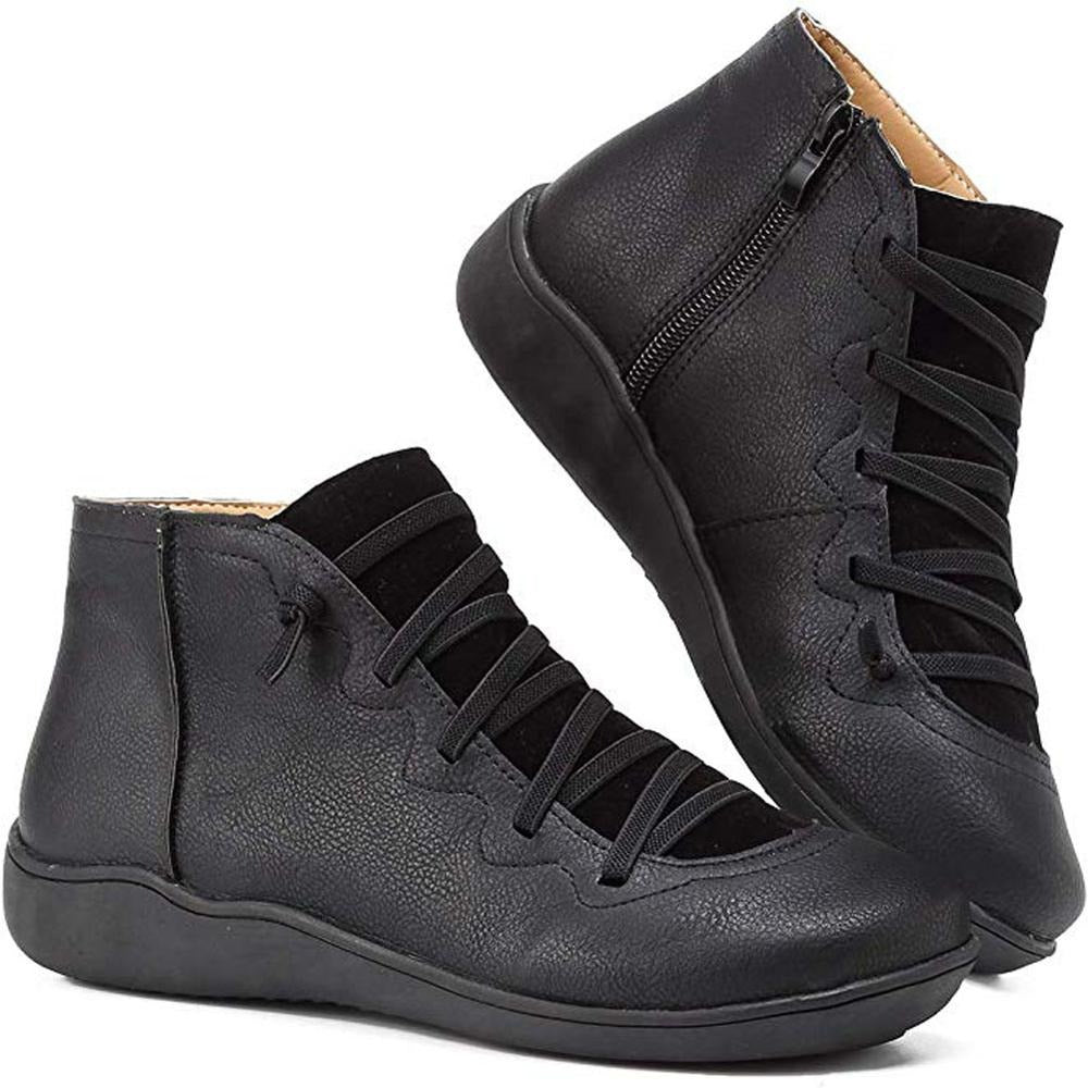 Afra – Cizme Vintage cu Șiret