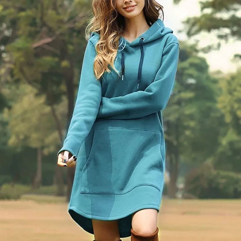 Juris – Rochie lungă cu glugă