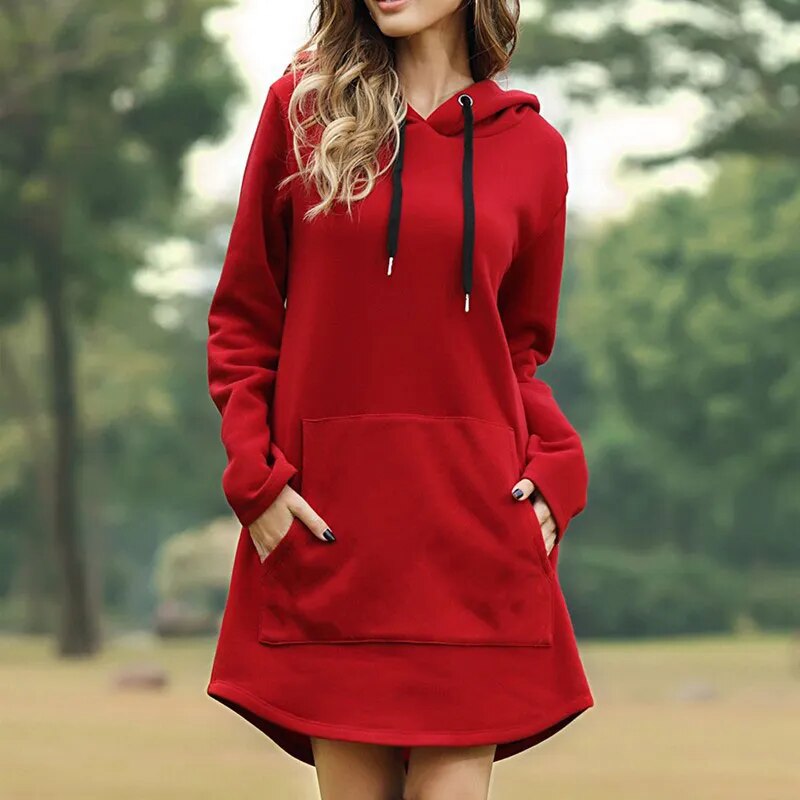 Juris – Rochie lungă cu glugă