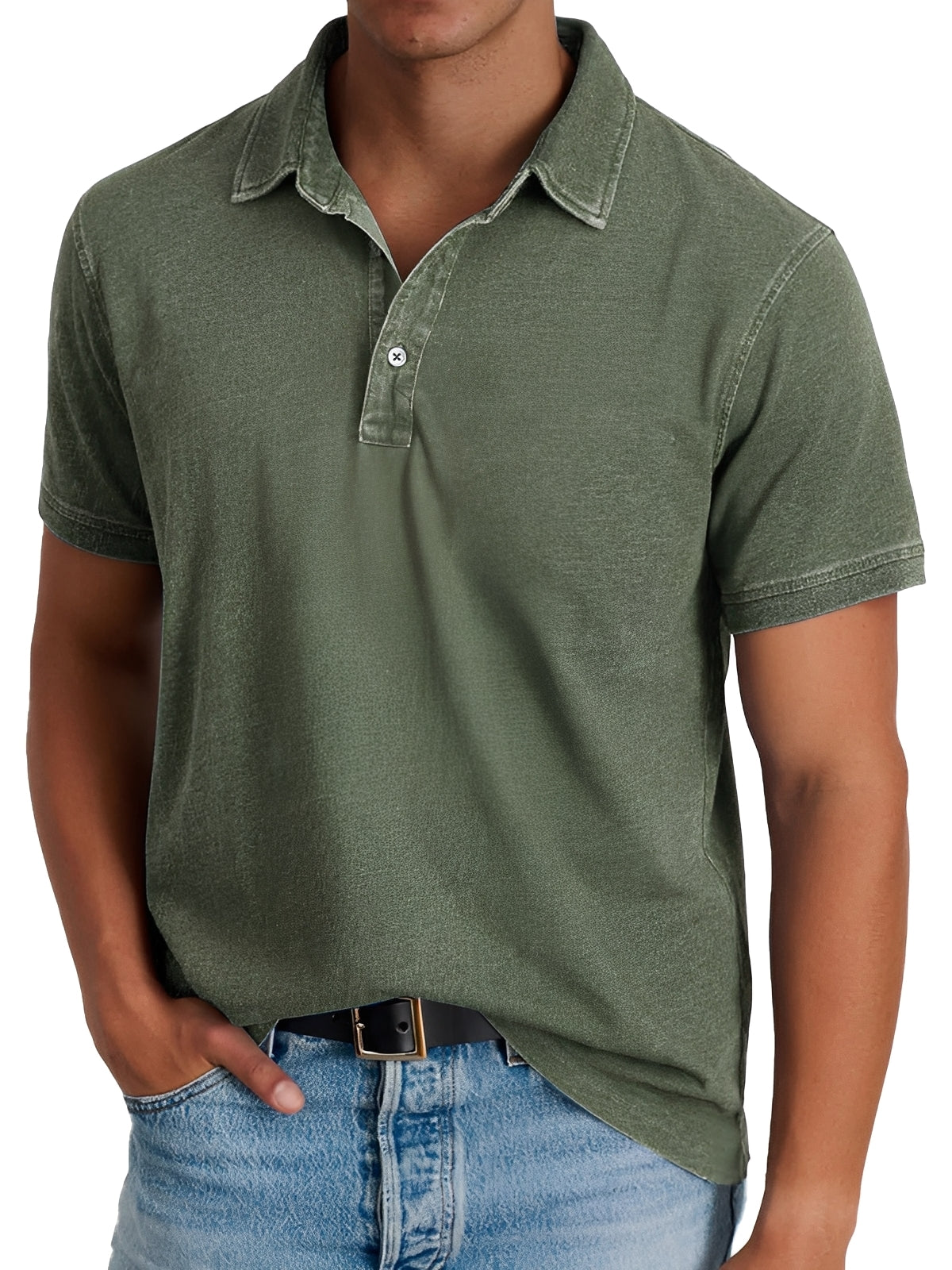 Darrell - Tricou polo modern, lejer pentru bărbați