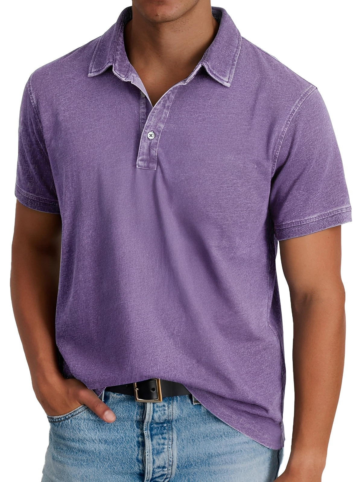 Darrell - Tricou polo modern, lejer pentru bărbați