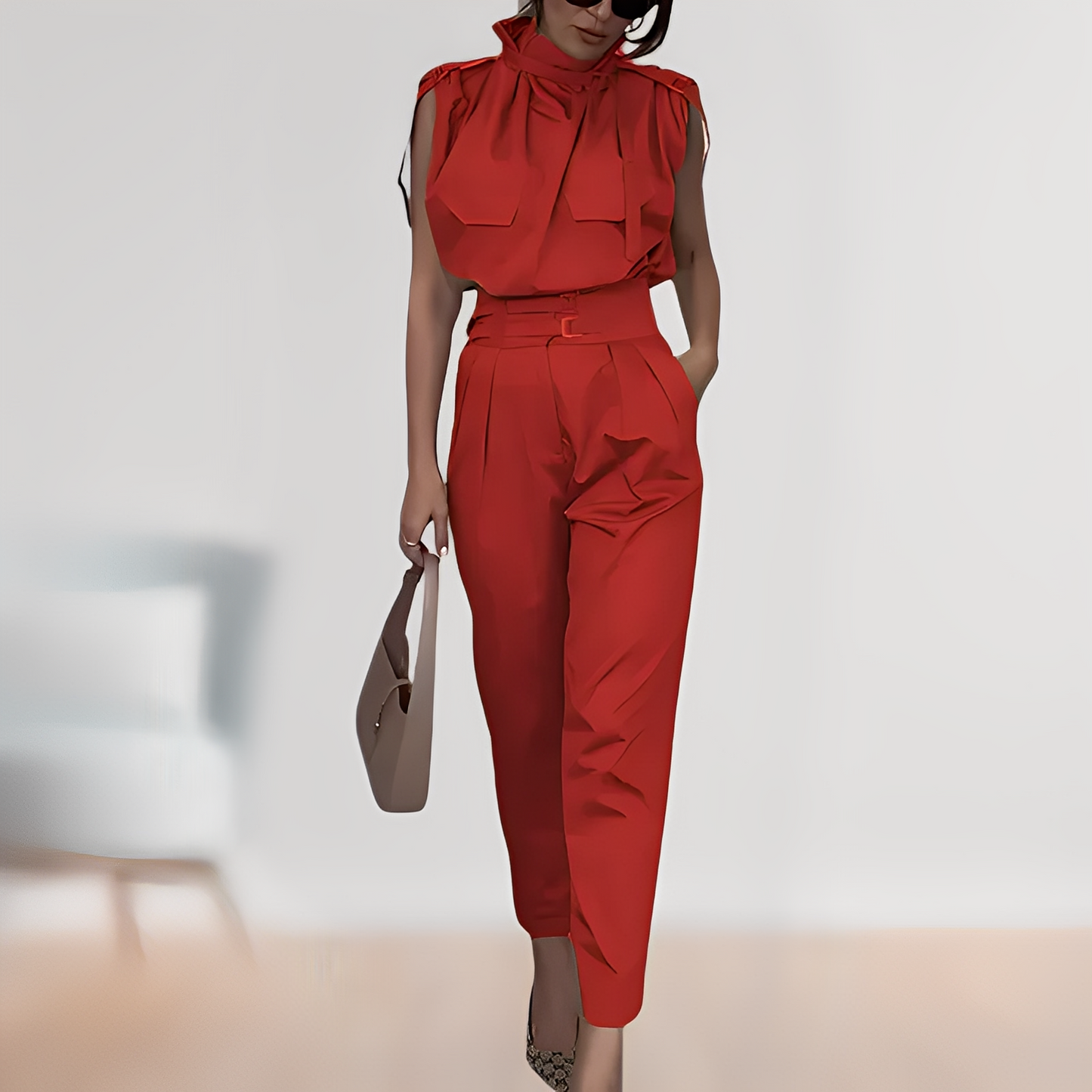 Leona – Elegant overall fără mâneci