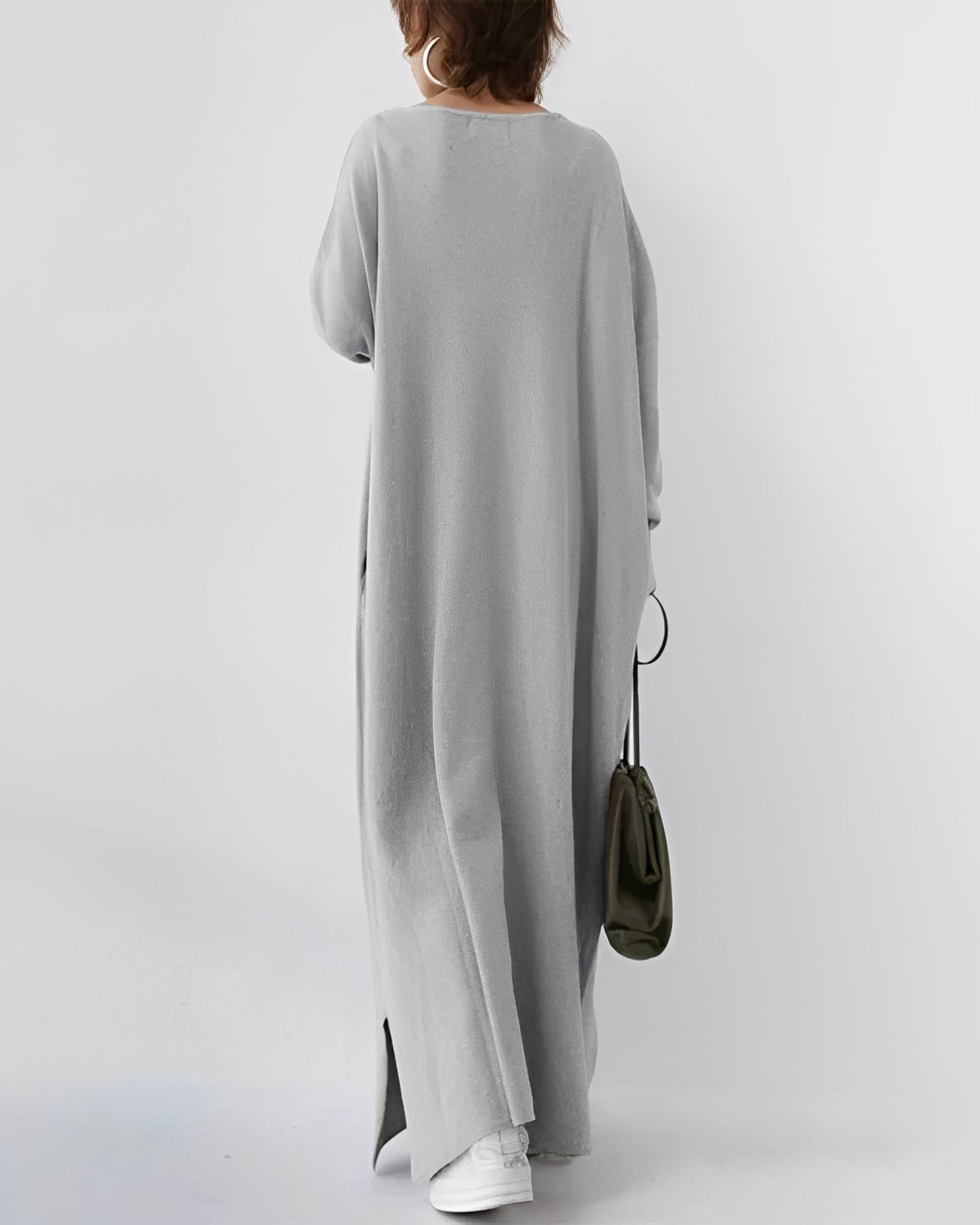 Eliana – Rochie Lungă cu Mâneci Lungi