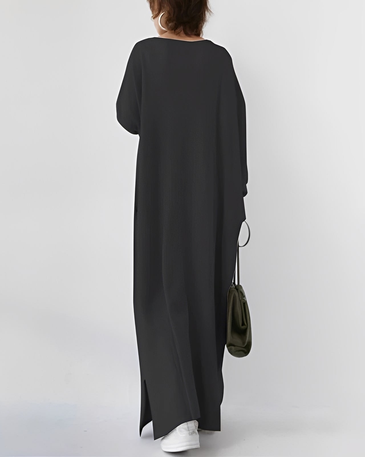 Eliana – Rochie Lungă cu Mâneci Lungi