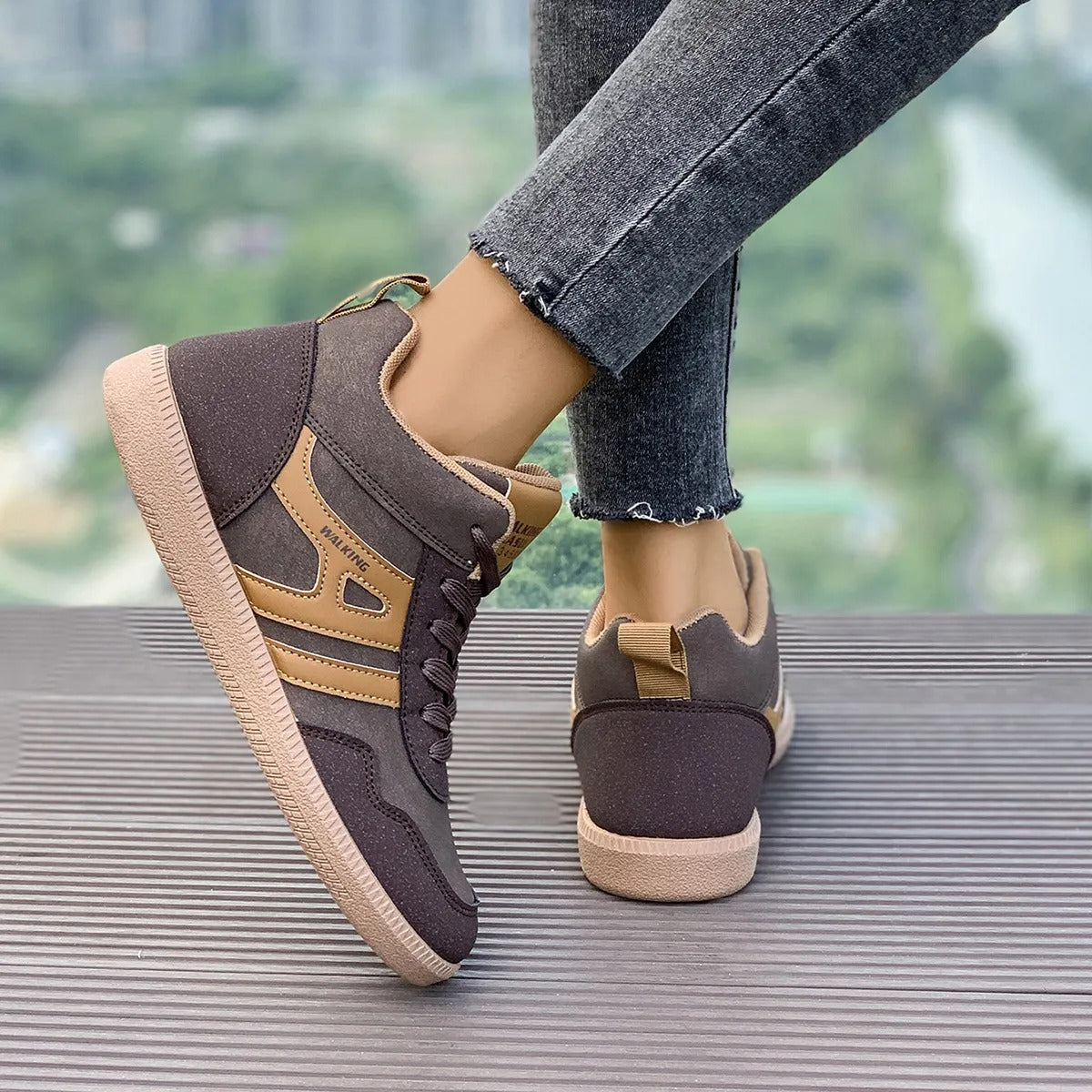 Griselda - Adidași cu talpă joasă pentru femei