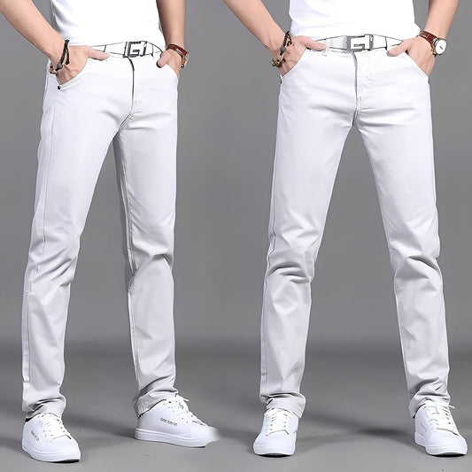 Russell - Pantaloni Chino Casual Slim pentru Bărbați