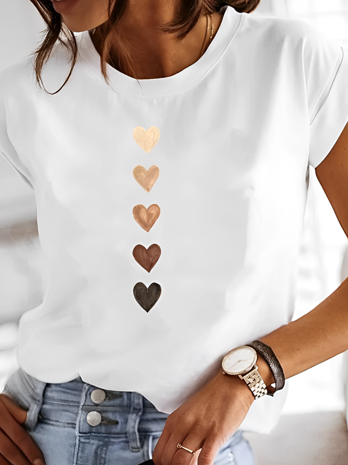 Nora – Tricou Alb Vară