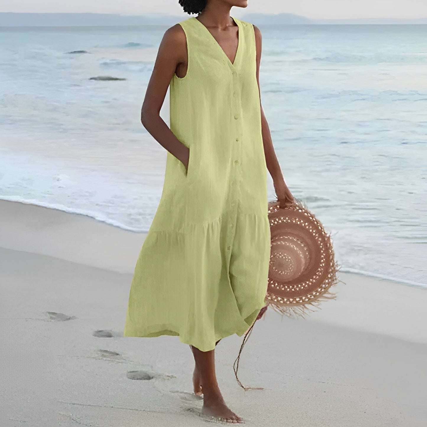 Jana – Rochie de vară cu nasturi