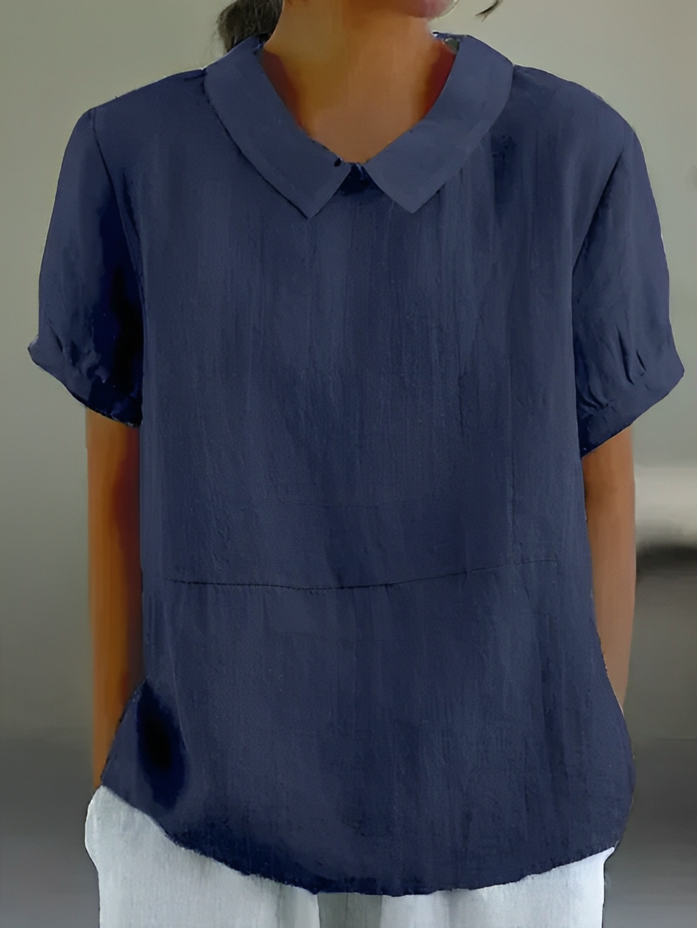 Alina – Bluza lejeră cu guler