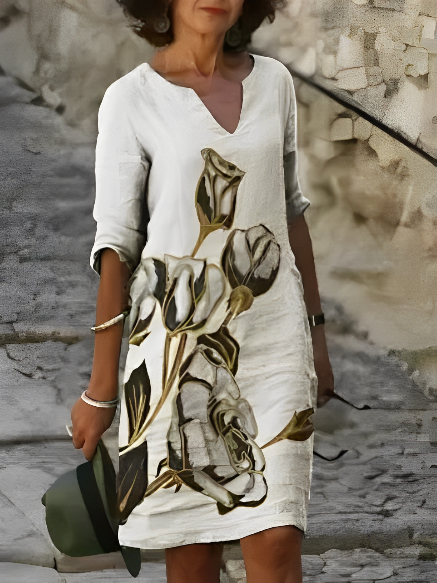 Malia – Mini-rochie cu model grafic