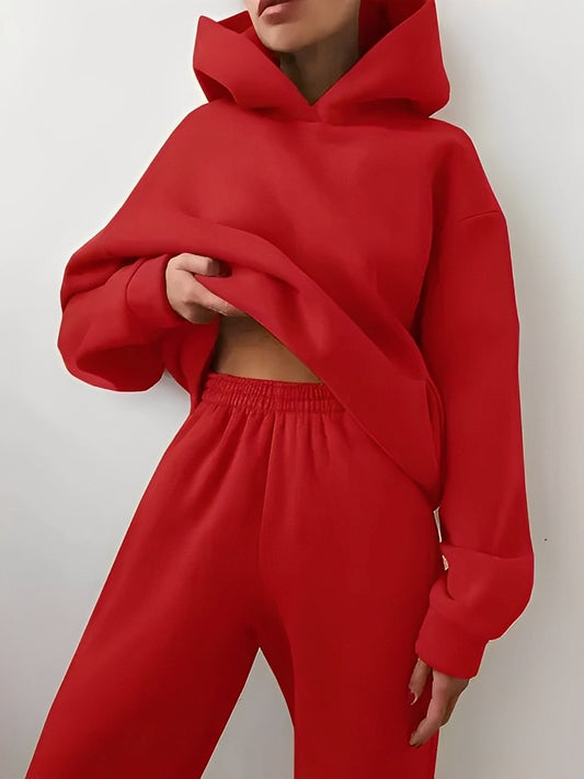 Adelia – Set de hoodie unicolor