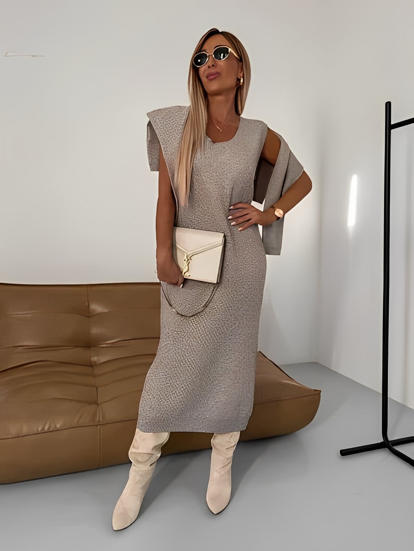 Cherice - Set elegant, tricotat ușor pentru femei