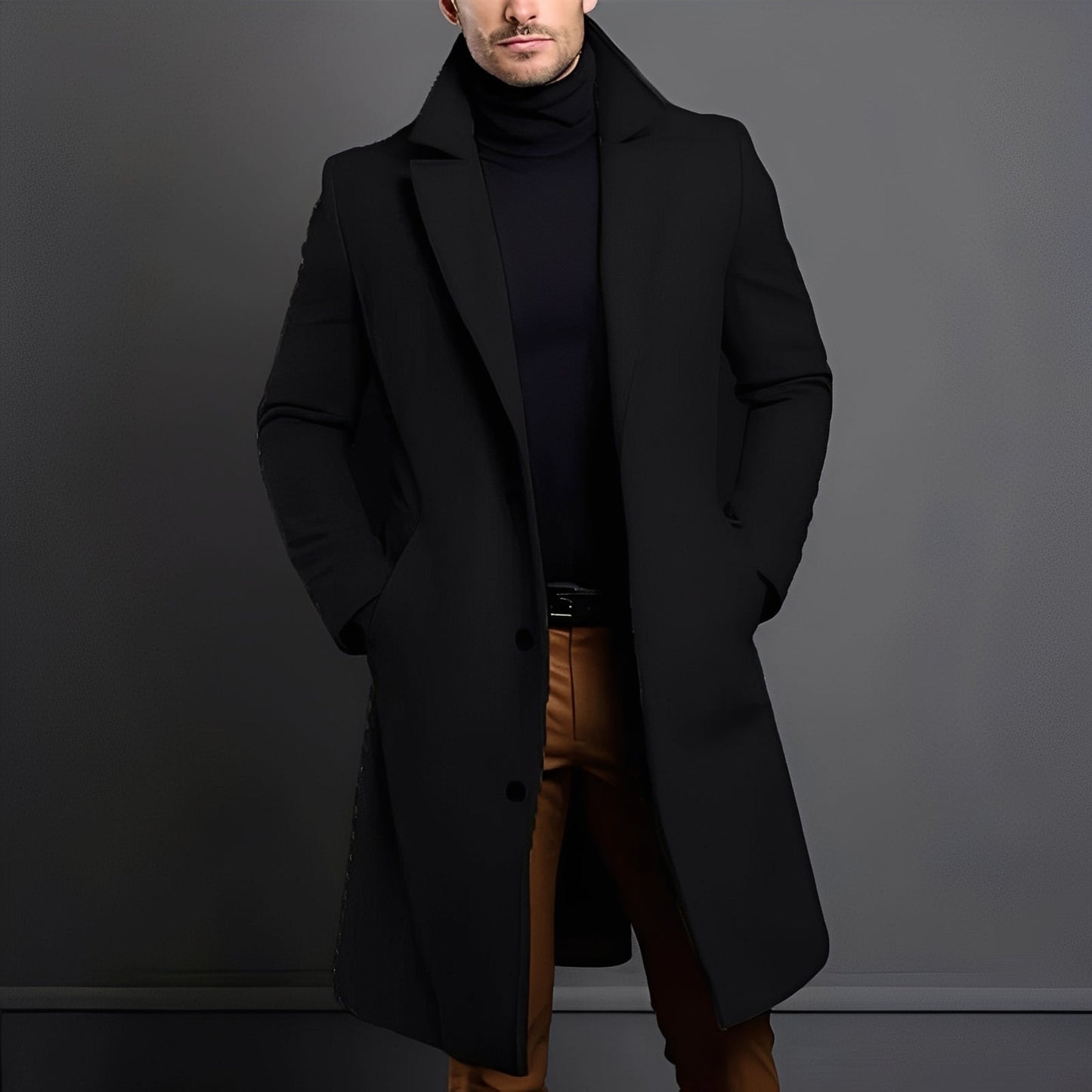 Tucker - Palton elegant din lână pentru bărbați